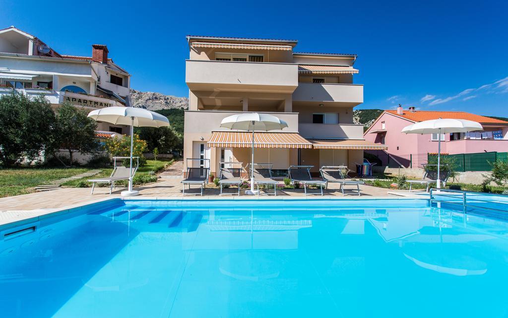 Apartments Viktorija Baška Exterior foto